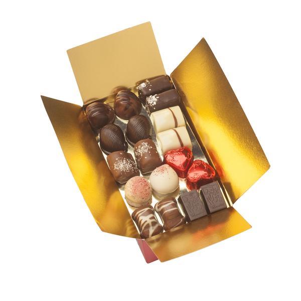 Caja de Chocolates y Bombones Belgas 1kg | Valentino Chocolatier Asturias