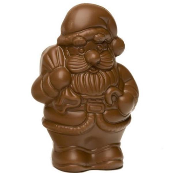 Papá Noel de chocolate con leche 125 gr - Figura de Navidad