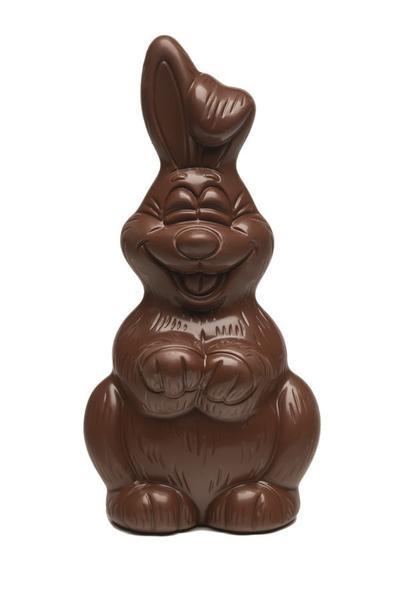 Figura Conejo de Chocolate con Leche Sonriente 250g - Monas de Pascua ( Agotado )