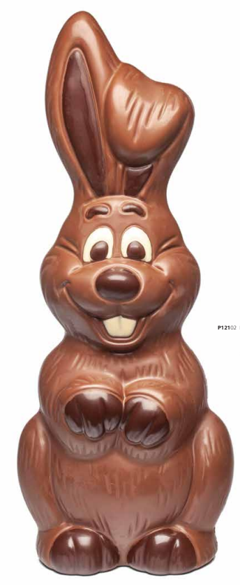 Figura de Conejo de Chocolate con Leche Gigante 65 CM - Monas de Pascua ( Agotado )