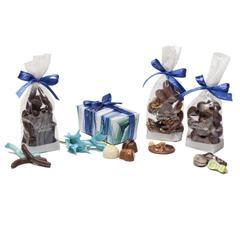 Cesta de chocolate para Regalar con Bombones Belgas - Colección Verano - Valentino Chocolatier