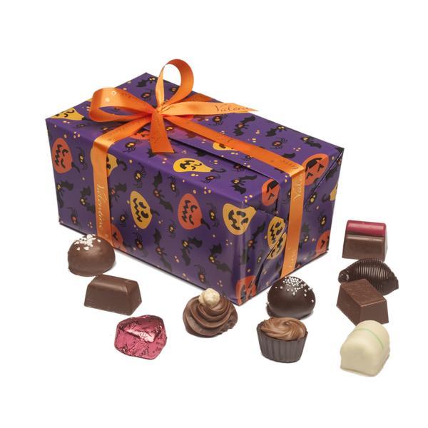 Caja Regalo con Chocolates y Bombones Belgas surtidos para Halloween 1kg