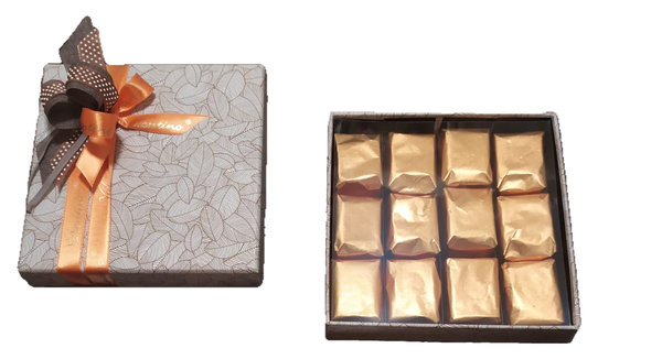Marron Glacé Corsiglia Caja de 12 unidades | Valentino Chocolatier Asturias