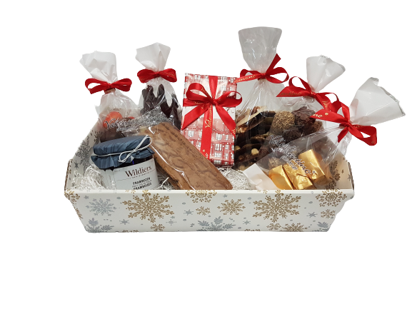 Cesta de Navidad Gourmet - Valentino Chocolatier Asturias