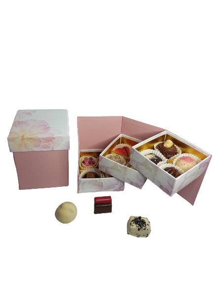 Caja Joyero con 12 Bombones - Día de la Madre - Valentino Chocolatier Asturias