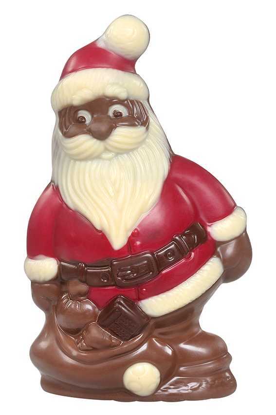 Papá Noel de Color - chocolate con leche 250gr - Figura de Navidad