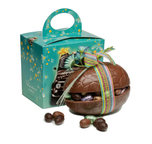 Huevo de Pascua Grande de Chocolate Leche con Huevos 900g