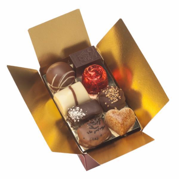 Caja de Bombones de Chocolates Belgas surtidas 250g